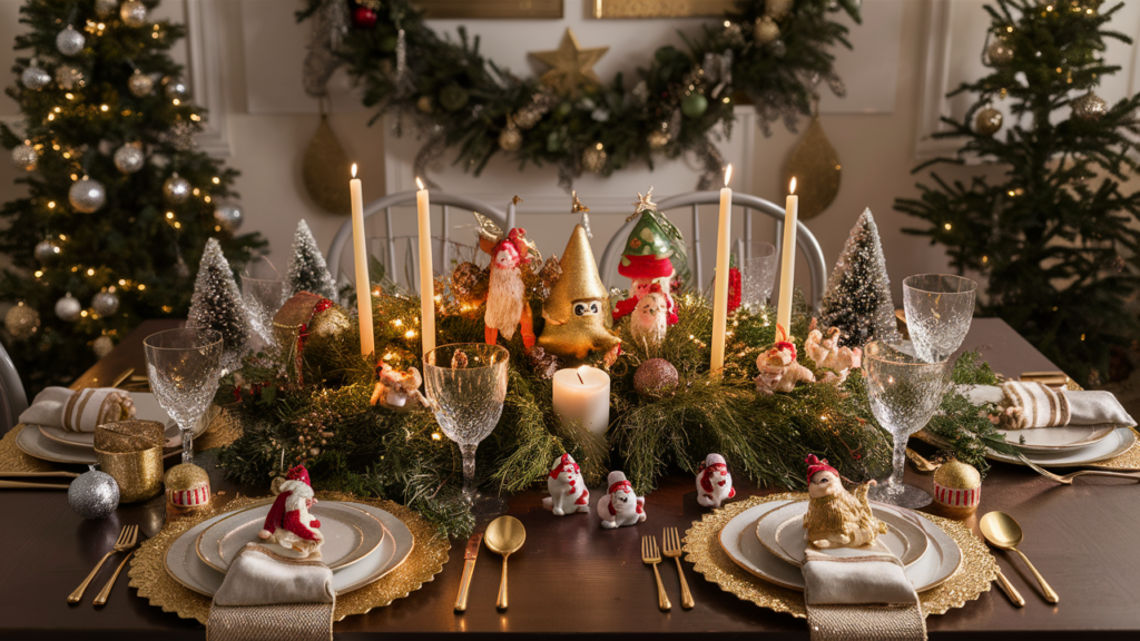 20 Elegant Christmas Dining Table Décor Ideas Elegant Christmas Dining Table Decor Ideas