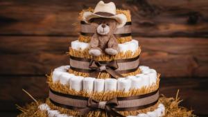 15 Creative Cowboy Themed Diaper Cake Ideas diaper cake ideas cowboy theme