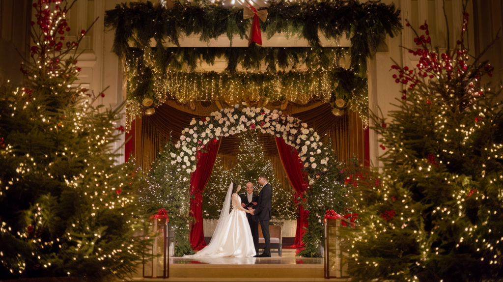25+ Elegant Christmas Wedding Ideas christmas wedding elegant