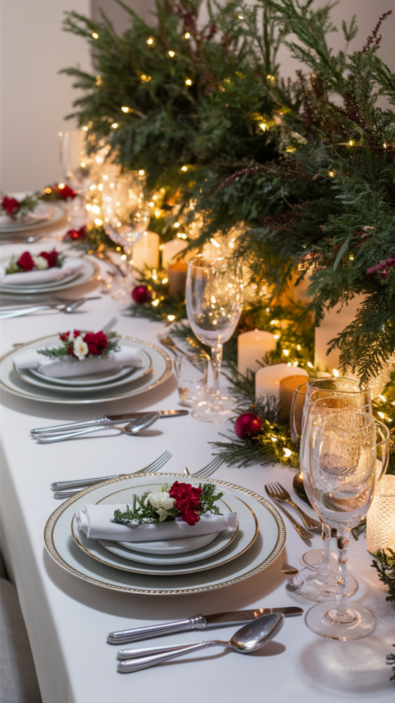 20 Elegant Christmas Dining Table Décor Ideas Christmas Dining Table Décor Ideas