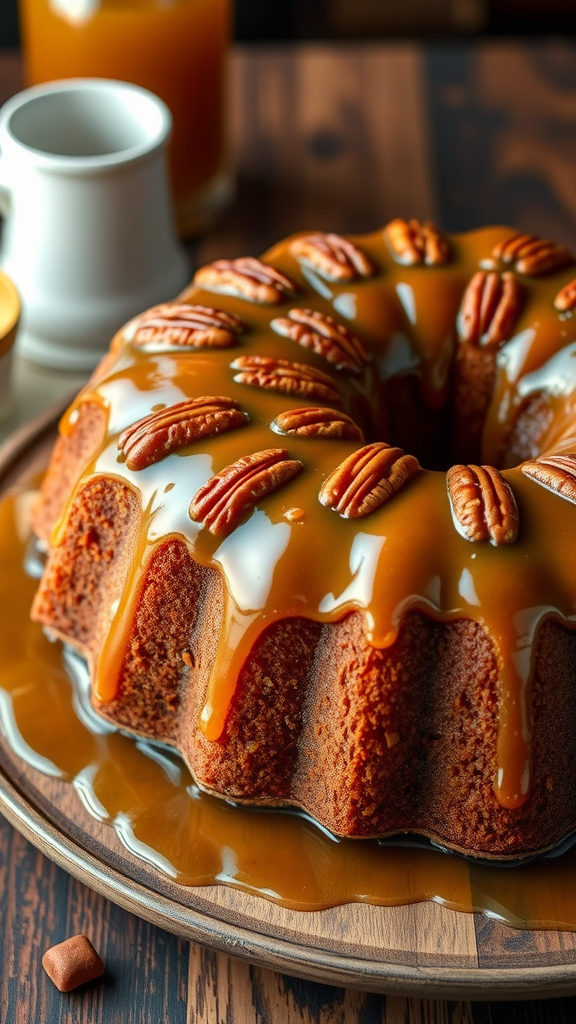 20 Creative Ideas for a Zero Birthday Cake Celebration Boozy rum cake with pecans and caramel glaze