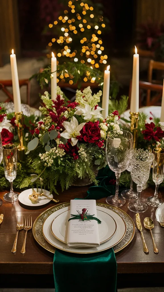 25+ Elegant Christmas Wedding Ideas christmas wedding elegant
