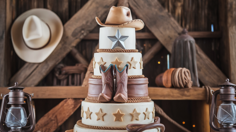 25 Cowboy Wedding Cake Ideas to Inspire Your Rustic Celebration cowboy wedding cake