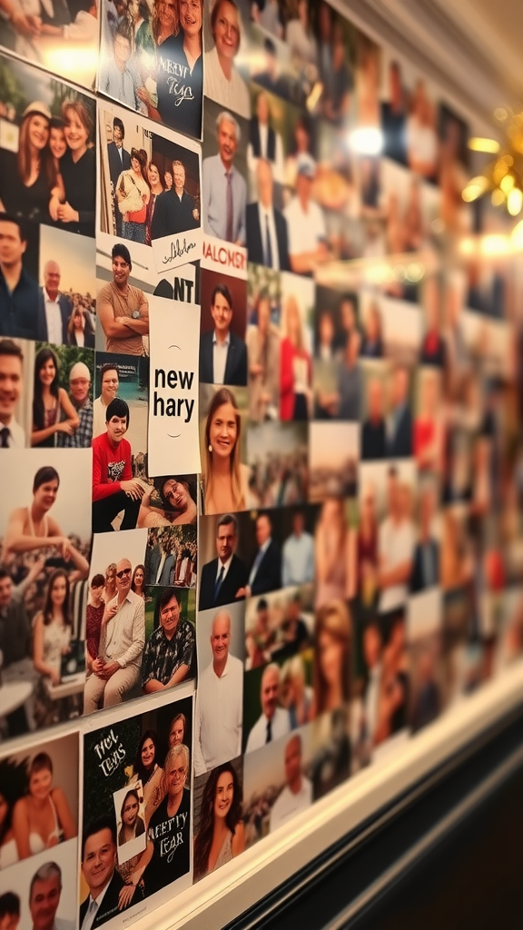 20 Exciting New Year’s Eve Party Ideas to Celebrate in Style A collage of various photos on a wall, showcasing memories and moments