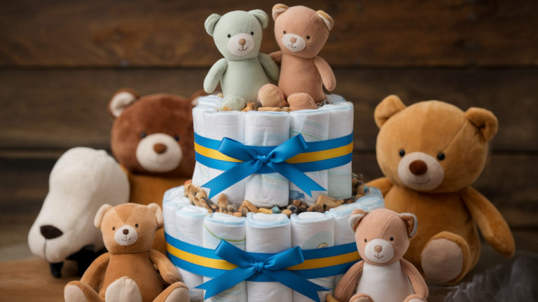 25 Creative Mini Diaper Cake Ideas for Baby Showers mini diaper cake