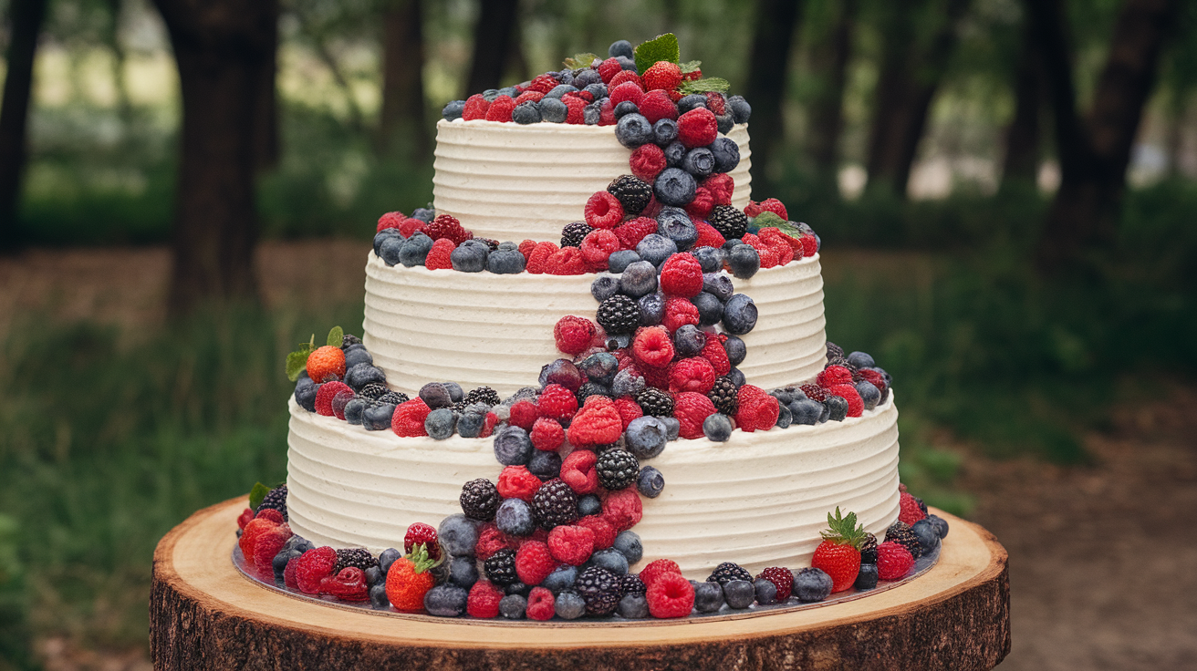 Forest Wedding Cake