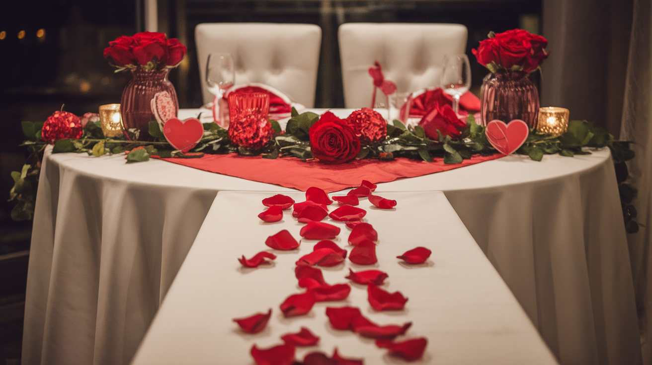 Valentines Table Decor