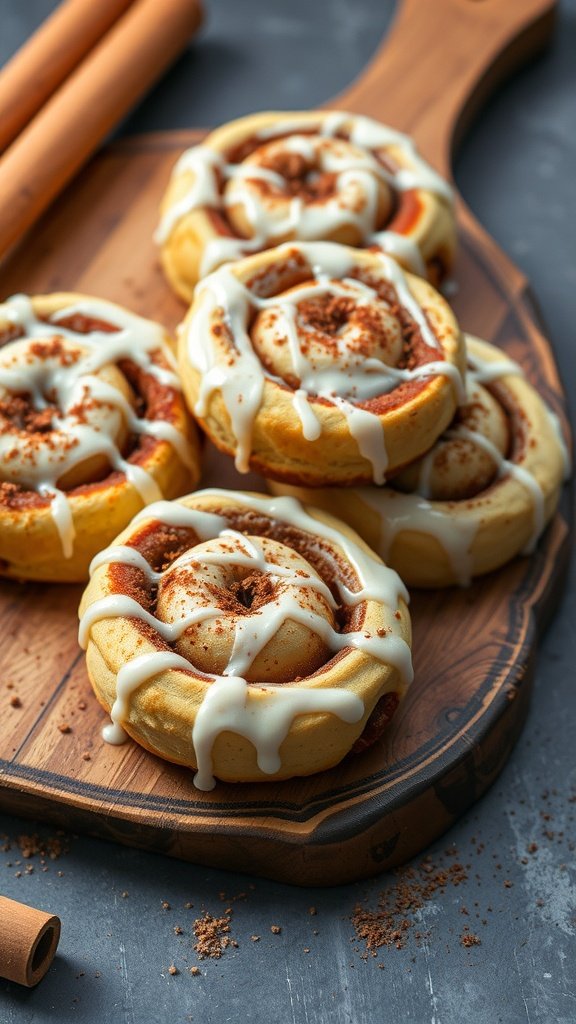 25 Delightful Easter Tea Party Cookies to Impress Your Guests Delicious cinnamon roll cookies drizzled with cream cheese frosting