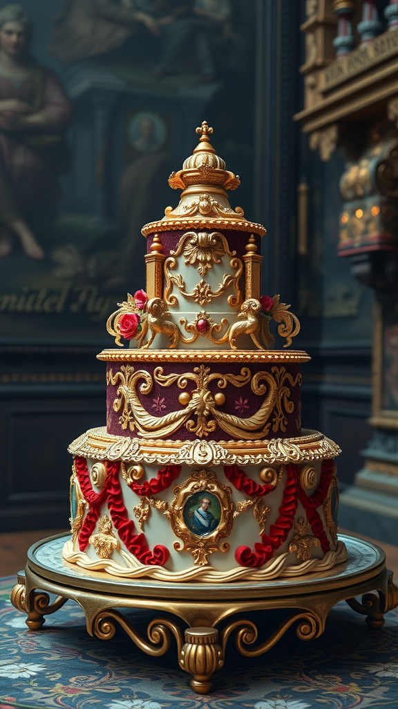 15 Exquisite Rococo Cake Recipes You Need to Try A beautifully decorated Rococo cake with ornate designs.