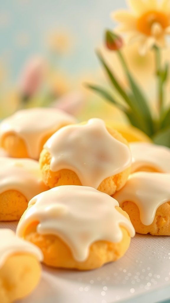25 Delightful Easter Tea Party Cookies to Impress Your Guests Delicious orange creamsicle cookies with a creamy glaze