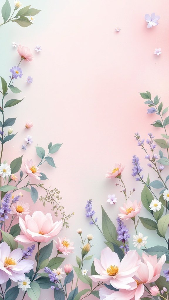 25 Beautiful Spring Wedding Color Palettes to Inspire Your Big Day A beautiful arrangement of pastel flowers on a soft background, perfect for spring wedding colors.