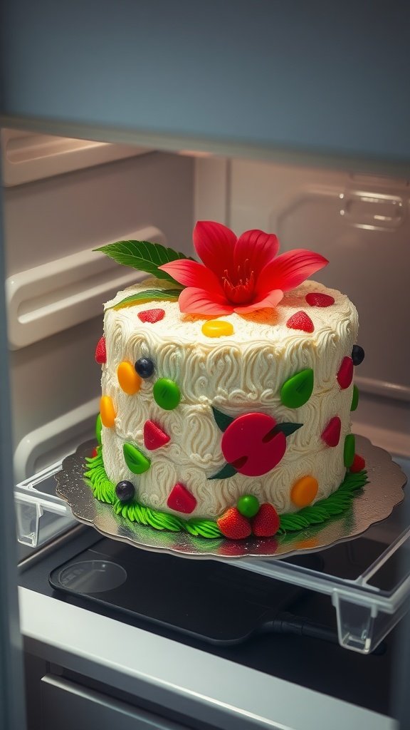20 Delightful Luau Cake Recipes for Your Tropical Celebration A beautifully decorated luau cake, perfect for tropical celebrations.