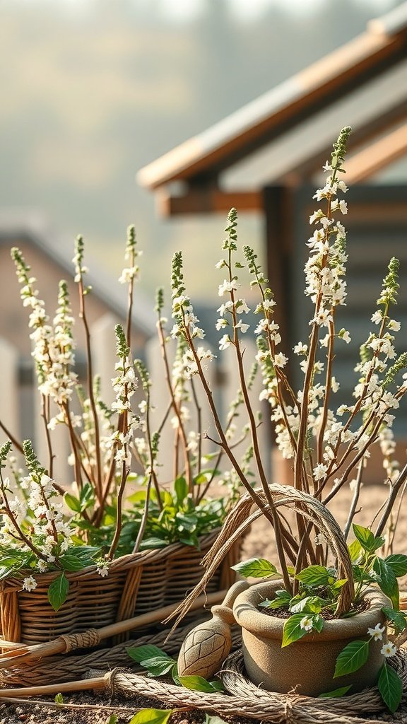 30 Stunning Baby's Breath Bouquets That Will Steal Your Heart (Wait Until You See #4!) A beautiful display of baby's breath flowers in various pots, showcasing their delicate white blooms.