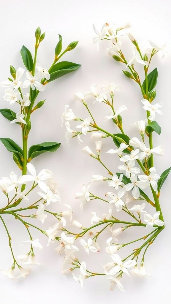30 Stunning Baby's Breath Bouquets That Will Steal Your Heart (Wait Until You See #4!) A close-up view of delicate white baby's breath flowers with green leaves.