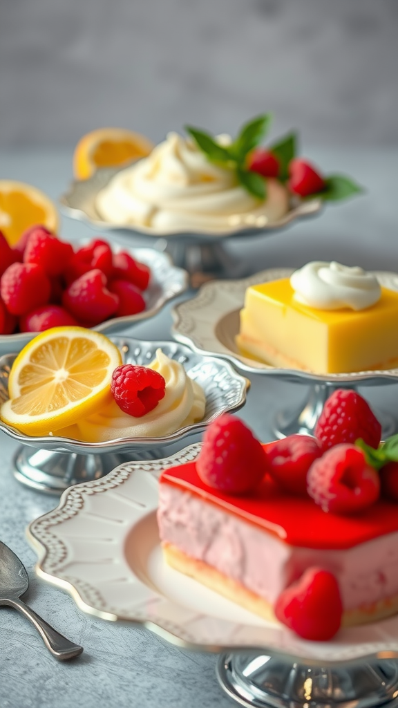 15 Exquisite Rococo Cake Recipes You Need to Try A variety of colorful Rococo cakes with fresh fruits and cream toppings.