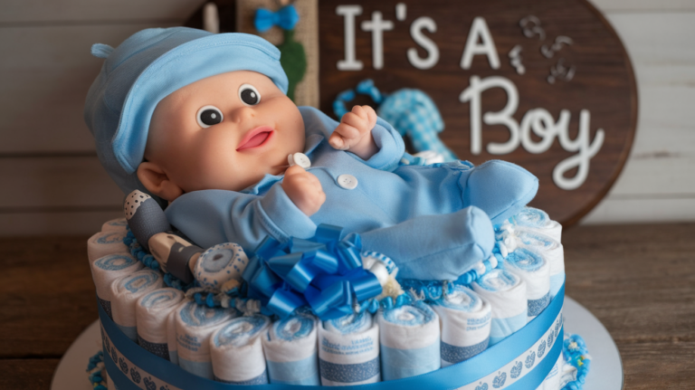 35 Adorable Diaper Cake Ideas for Baby Boys diaper cakes for baby boy