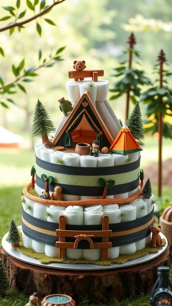 25+ Unique Diaper Cakes Unique Diaper Cakes for Boys