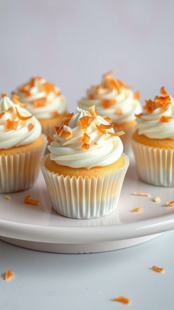 25 Creative and Colorful Easter Cupcakes to Try This Spring Coconut cream cupcakes with creamy frosting and toasted coconut topping