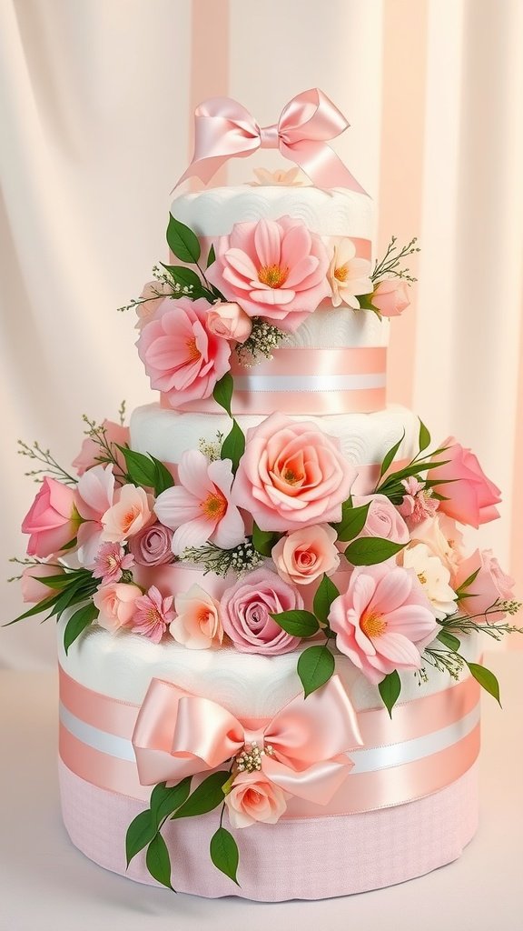 25+ Unique Diaper Cakes Unique Diaper Cakes DIY