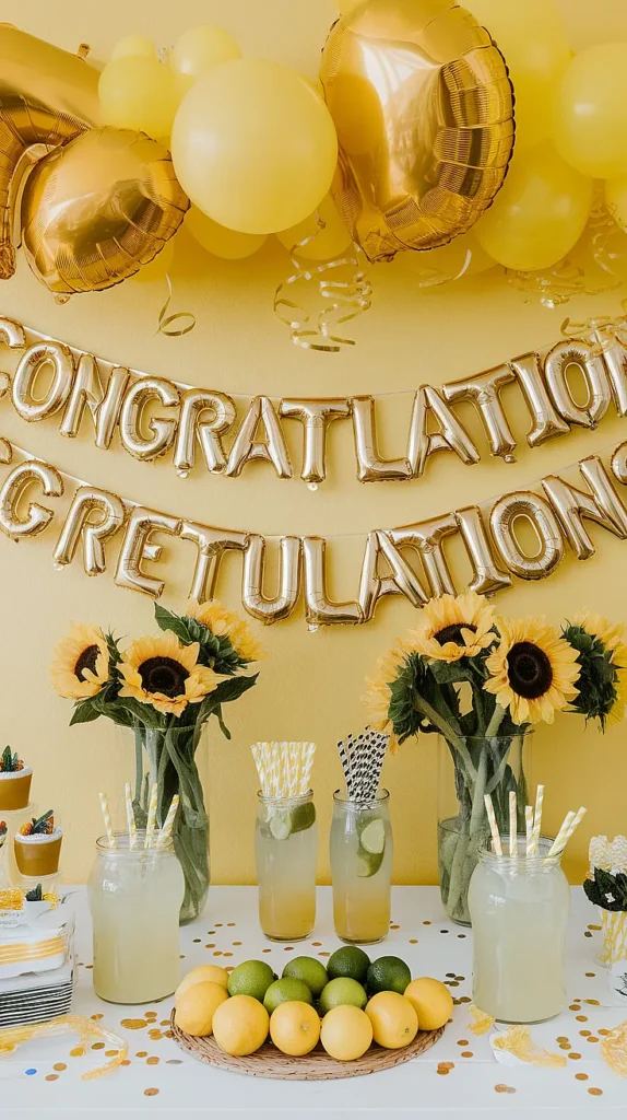 35+ Graduation Party Ideas graduation party ideas yellow