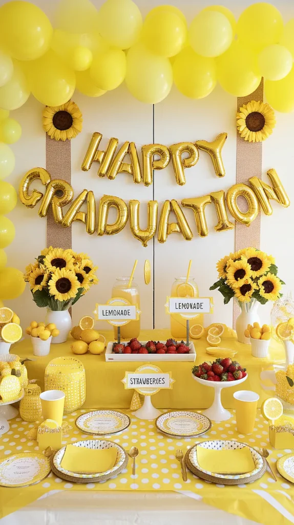 35+ Graduation Party Ideas graduation party ideas yellow