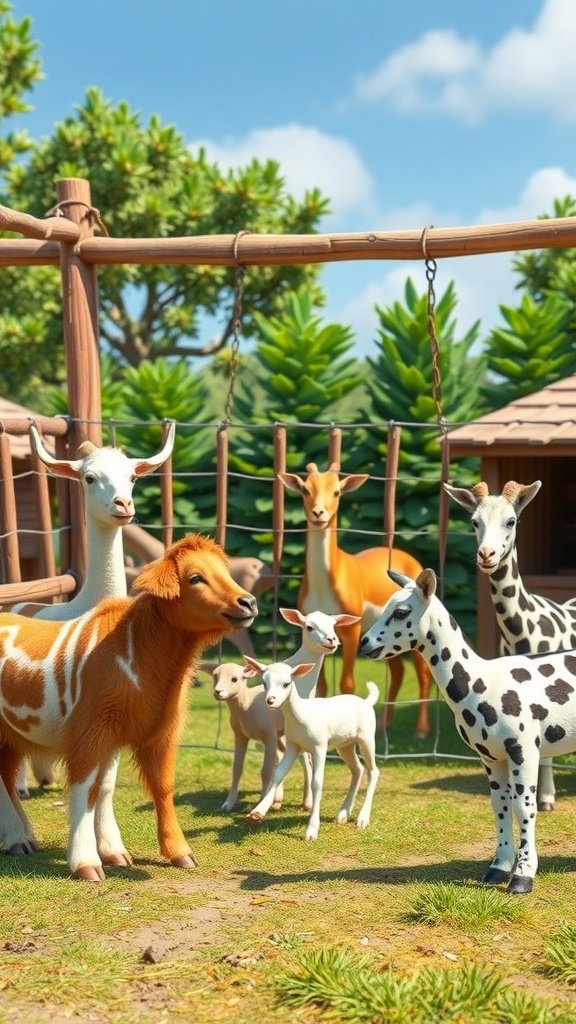 25 Fun Ideas for a 2nd Birthday Summer Party for Girls Children interacting with friendly animals at a summer birthday party.