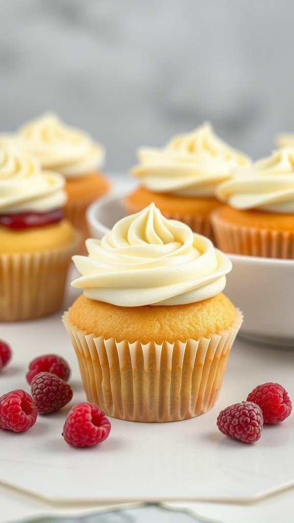 25 Creative and Colorful Easter Cupcakes to Try This Spring Pistachio cupcakes with raspberry filling and creamy frosting