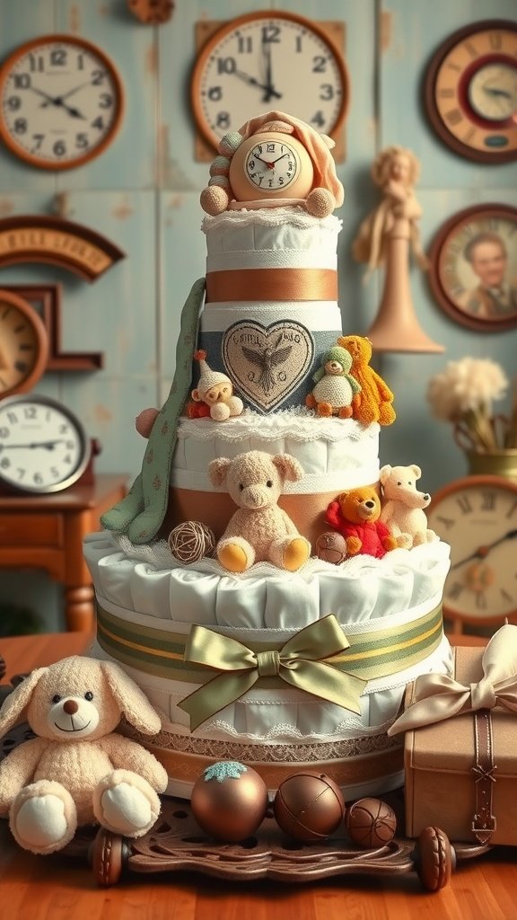 25+ Unique Diaper Cakes unique diaper cakes