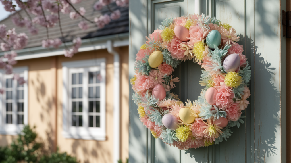 19 Colorful Easter Wreaths to Add Joy to Your Holiday Decor (Get Inspired by #7!) easter wreaths