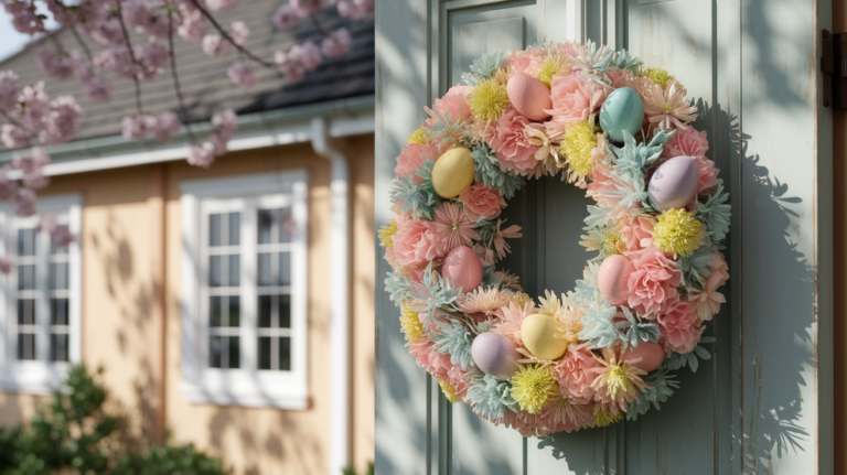 19 Colorful Easter Wreaths to Add Joy to Your Holiday Decor (Get Inspired by #7!) easter wreaths