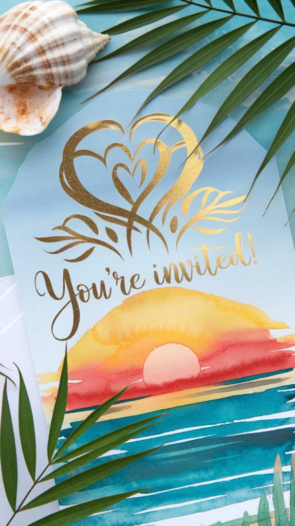 27 Tropical Wedding Ideas That'll Make You Feel Like You're in Paradise (Wait Until You See #8!) tropical wedding invitations