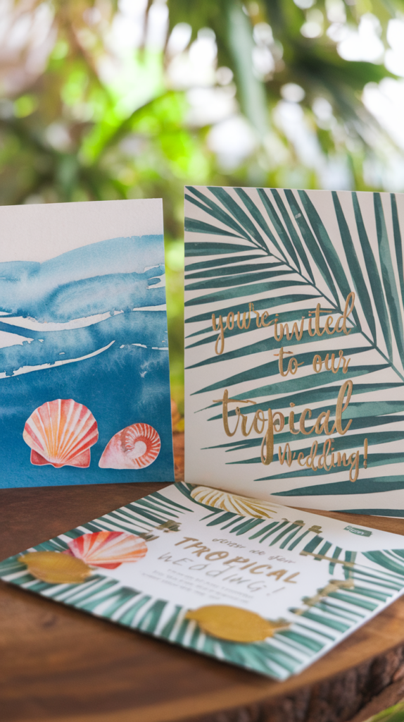 27 Tropical Wedding Ideas That'll Make You Feel Like You're in Paradise (Wait Until You See #8!) tropical wedding invitations