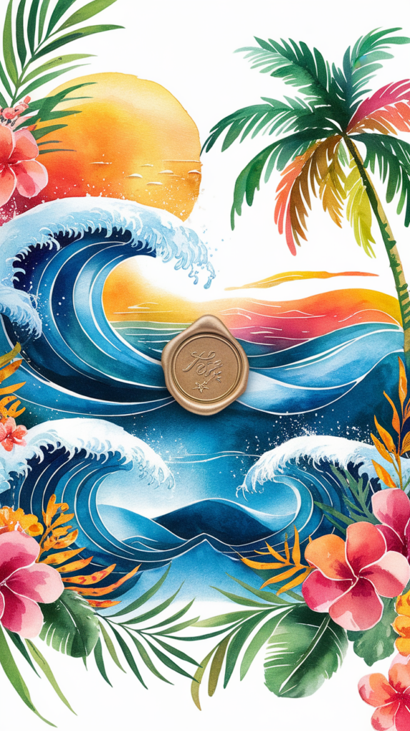 27 Tropical Wedding Ideas That'll Make You Feel Like You're in Paradise (Wait Until You See #8!) tropical wedding invitations