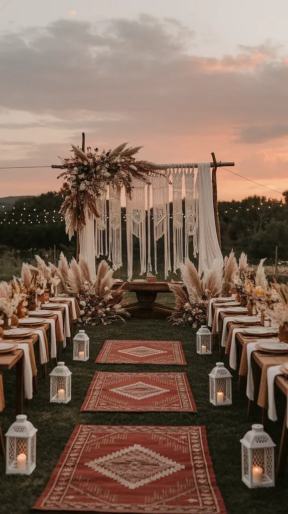 25 Gorgeous Boho Wedding Decorations That Will Make Your Wedding Unforgettable! boho wedding decorations