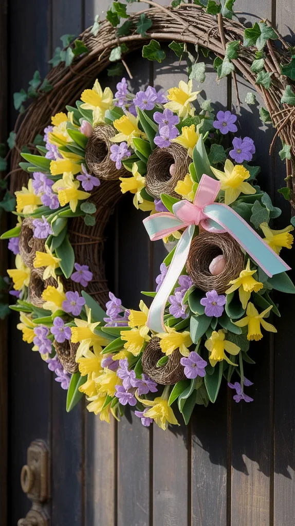 19 Colorful Easter Wreaths to Add Joy to Your Holiday Decor (Get Inspired by #7!) easter wreaths