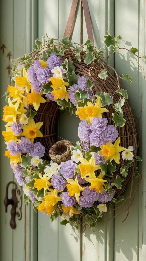 19 Colorful Easter Wreaths to Add Joy to Your Holiday Decor (Get Inspired by #7!) easter wreaths