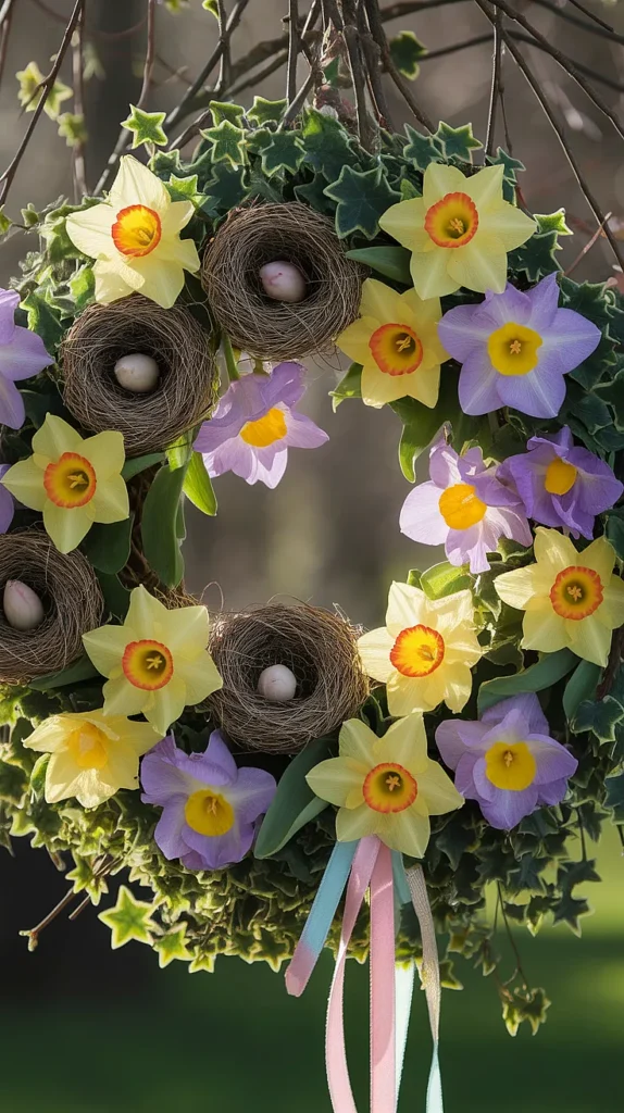 19 Colorful Easter Wreaths to Add Joy to Your Holiday Decor (Get Inspired by #7!) easter wreaths