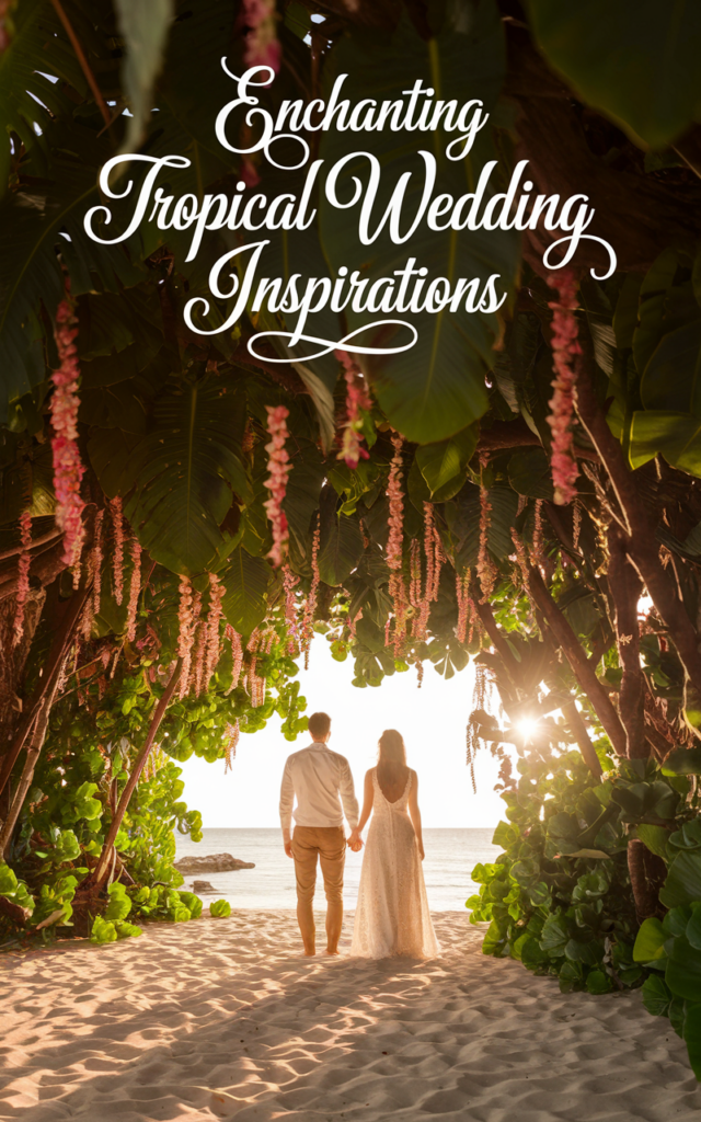 27 Tropical Wedding Ideas That'll Make You Feel Like You're in Paradise (Wait Until You See #8!) tropical wedding