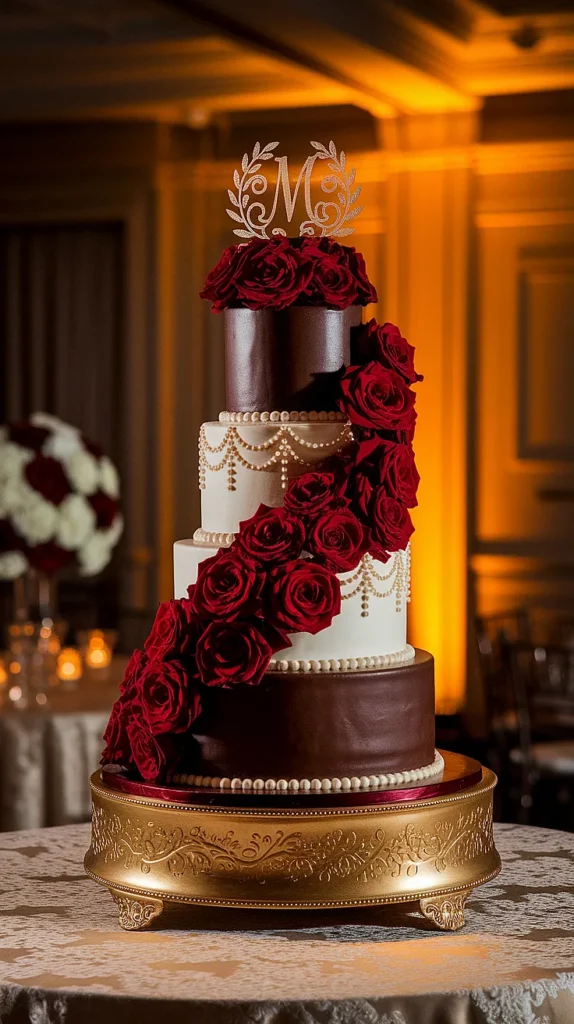 10 Mafia Wedding Themes That Will Make You Feel Like You're in a Movie! mafia wedding cake