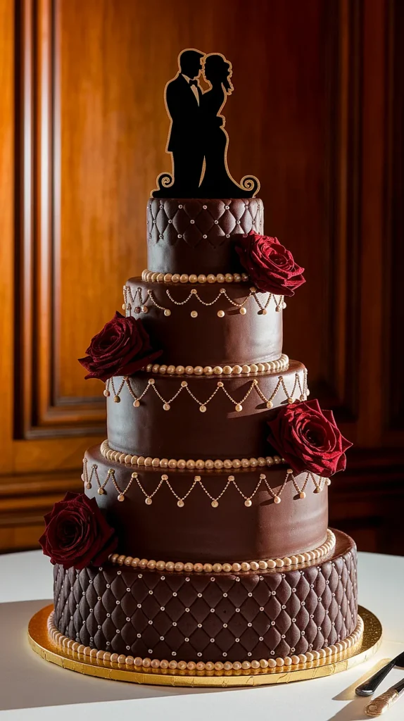 10 Mafia Wedding Themes That Will Make You Feel Like You're in a Movie! mafia wedding cake