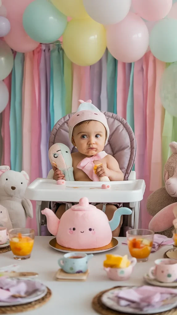 20 Delicious Tea Party Birthday Ideas That Will WOW Your Guests (Especially #5!) tea party birthday ideas baby