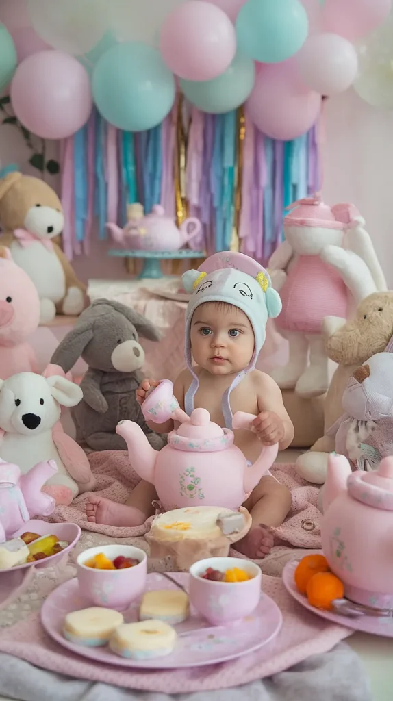 20 Delicious Tea Party Birthday Ideas That Will WOW Your Guests (Especially #5!) tea party birthday ideas baby