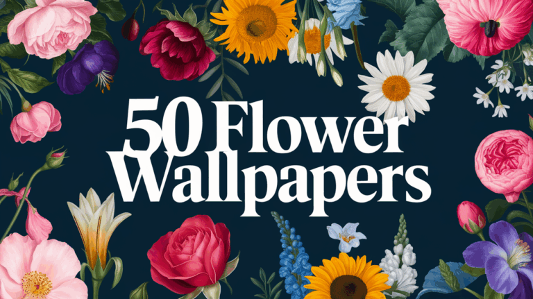 50 Stunning Flower Phone Wallpapers to Brighten Your Screen flower phone wallpaper