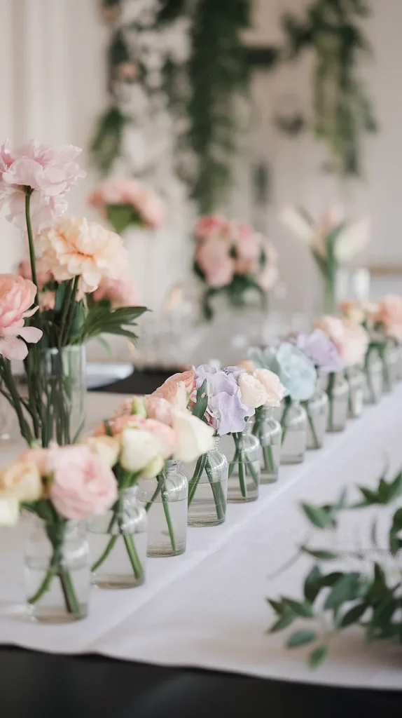 7 Dreamy Pastel Wedding Flower Ideas to Elevate Your Big Day Charming Bud Vases