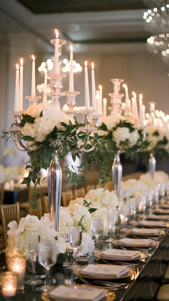 Wedding Centerpieces Flowers: Your Ultimate Guide to Stunning Table Decor Candelabras Draped with Florals
