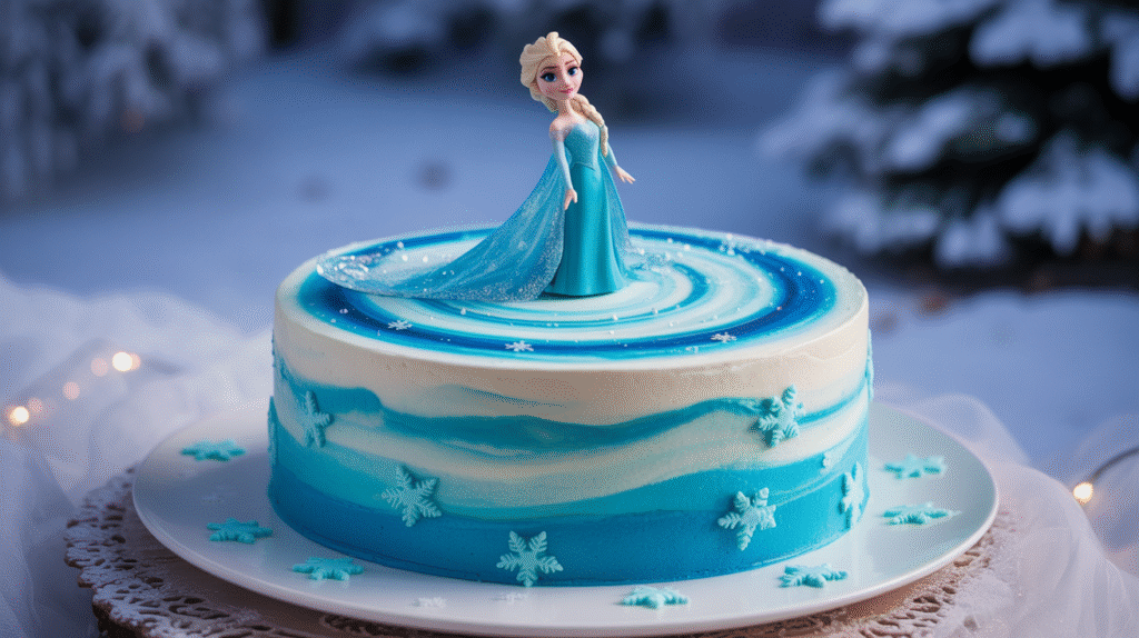 Elsa Birthday cake Elsa Cake Design