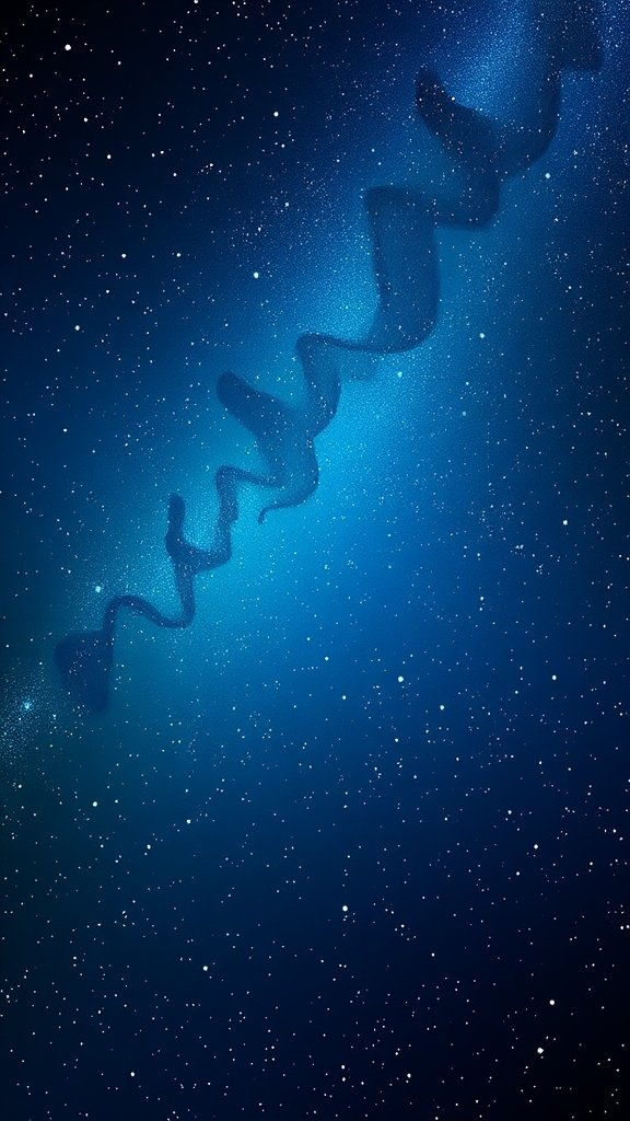 50 Stunning Coquette Wallpaper Designs to Transform Your Space A dreamy starry night with deep blue hues and twinkling stars