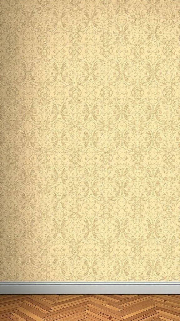 50 Stunning Coquette Wallpaper Designs to Transform Your Space Coquette wallpaper featuring a stylish quatrefoil pattern on a light background