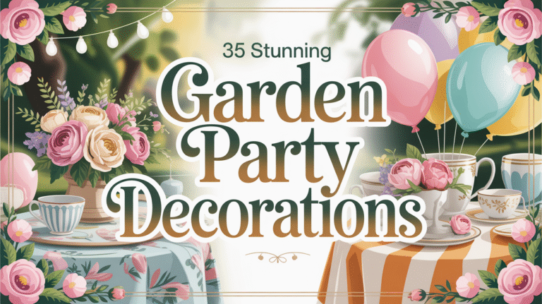 35 Stunning Garden Party Decorations to Inspire Your Celebration Garden Party Decorations