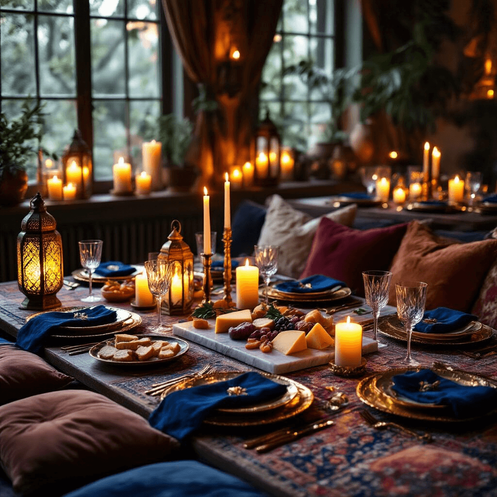 How to Draw Balloons: A Step-by-Step Guide for Beginners and Artists Intimate candlelit dinner party in a cozy living room, featuring low tables with gold-rimmed plates and crystal stemware, surrounded by plush velvet cushions. Moroccan lanterns and clusters of candles create warm lighting, with a beautifully arranged cheese and charcuterie board on a marble slab, captured in a moody cinematic wide shot.